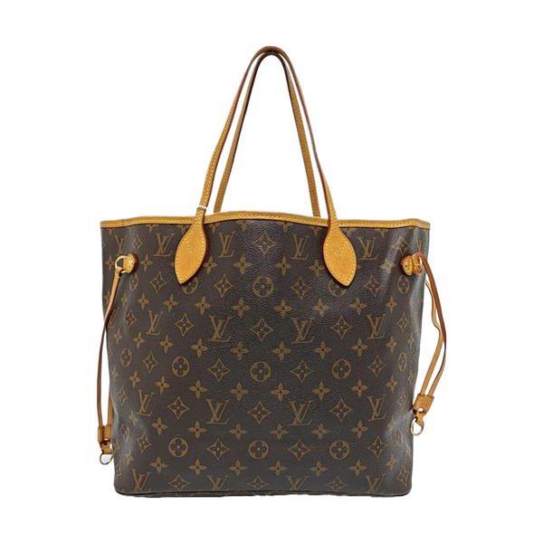 NEVERFULL MM Monogram Coated Canvas Brown