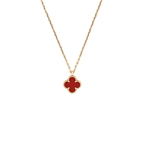 Sweet Alhambra 18k Rose Gold Necklace