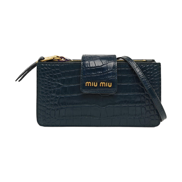 Calfskin Shoulder Bag Green