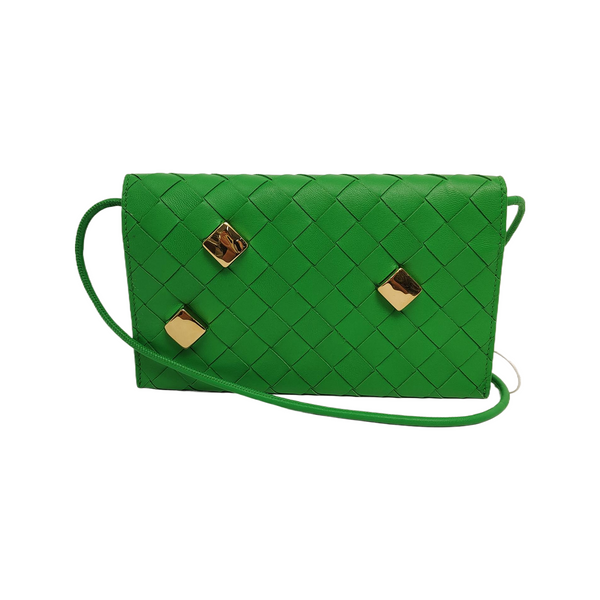 The Pouch Mini Lambskin Green