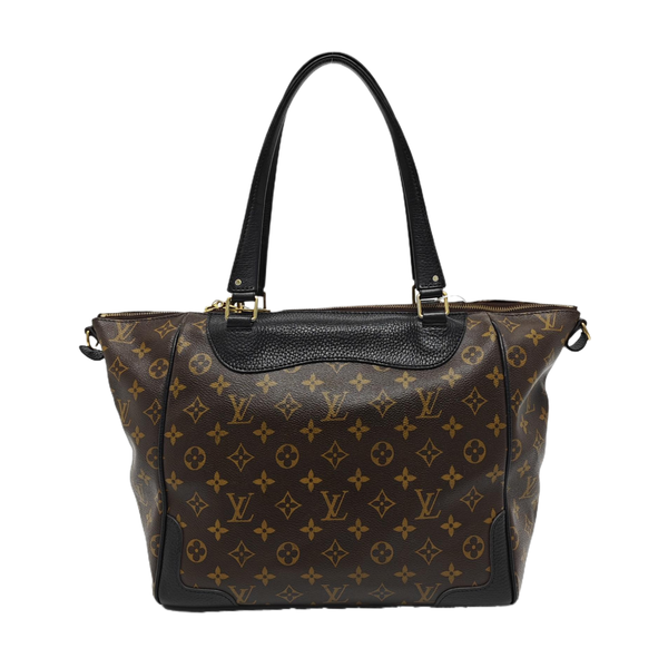 ESTRELA Monogram Coated Canvas Brown