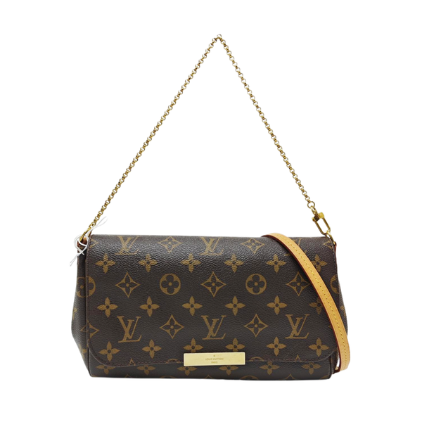 FAVORITE MM Monogram Coated Canvas Brown