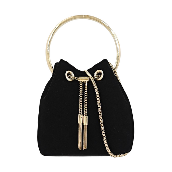 Suede Shoulder Bag Black