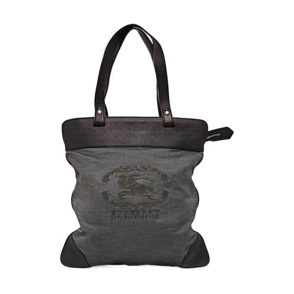 Canvas Top Handle Bag Gray