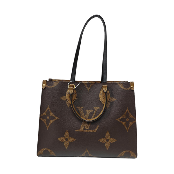 ONTHEGO MM Monogram Coated Canvas Brown