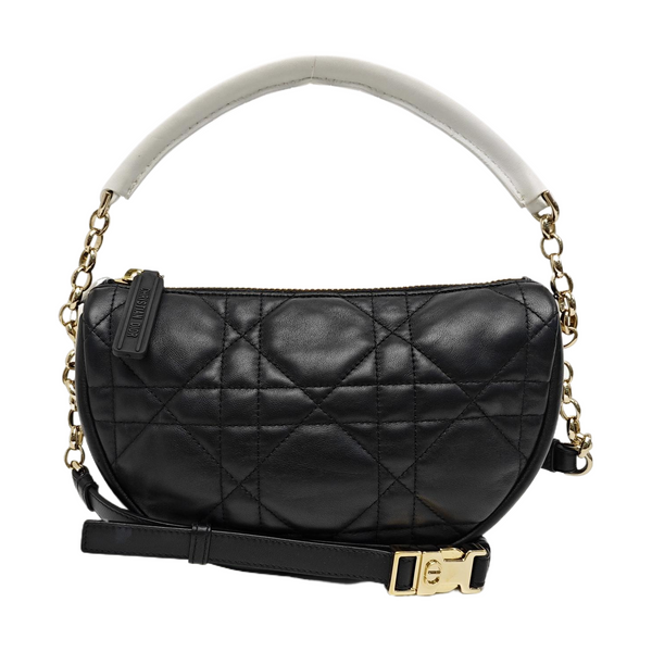Dior Vibe Hobo Quilted Lambskin Black