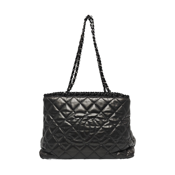 Quilted Calfskin Gray