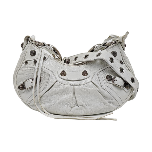 Le Cagole XS Patent Leather White