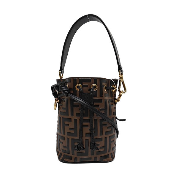 Mon Tresor Mini Monogram Calfskin Brown