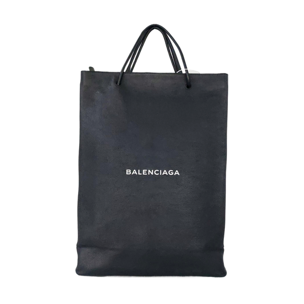 Shopping Bag Calfskin Black