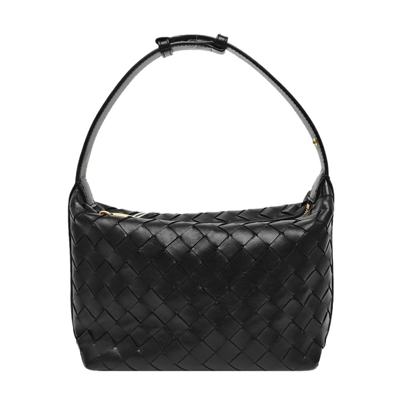 Calfskin Top Handle Bag Black