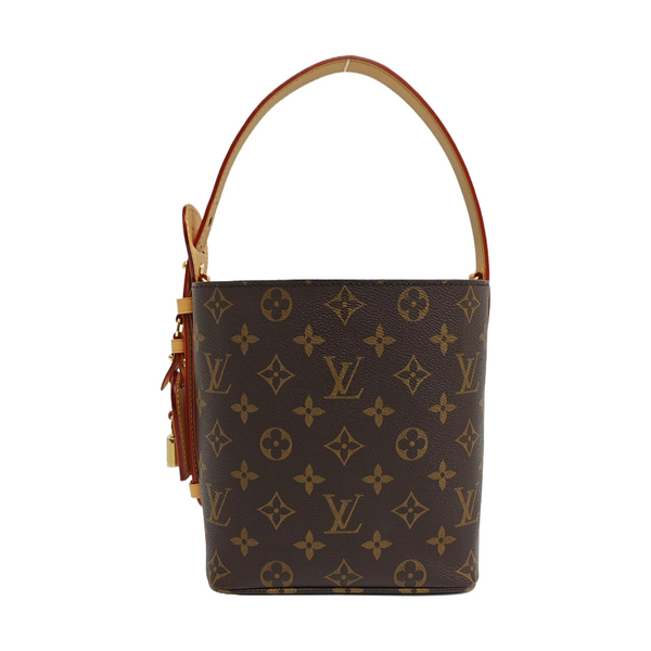 ALL IN Monogram Coated Canvas Brown