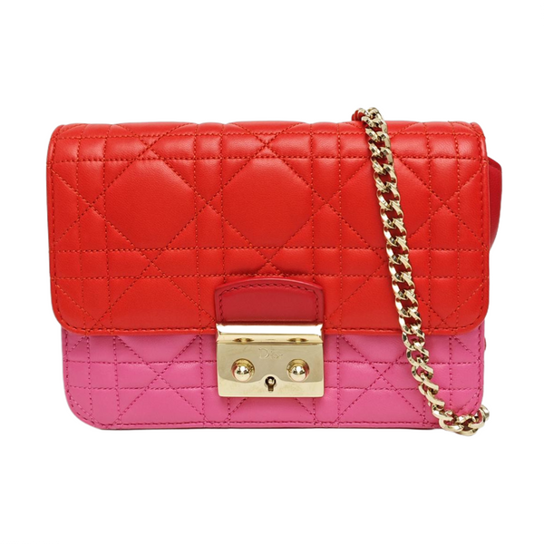 Miss Dior Cannage Lambskin Red