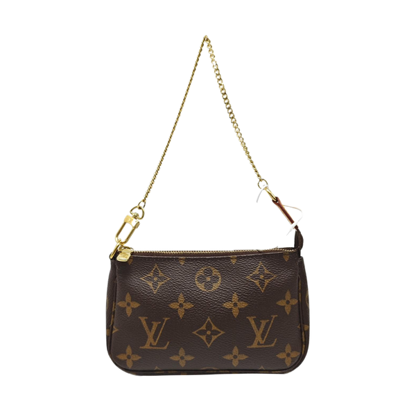 ACCESSOIRES Mini Monogram Coated Canvas Brown