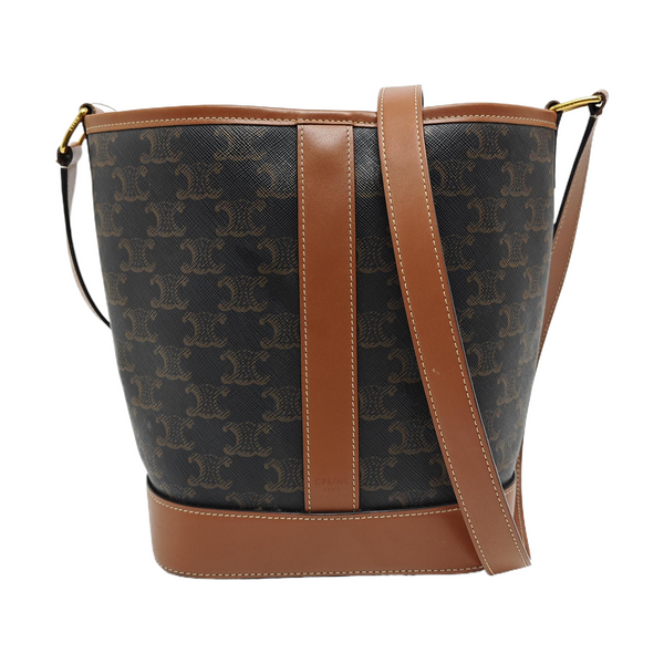TRIOMPHE CANVAS Small Coated Canvas Brown
