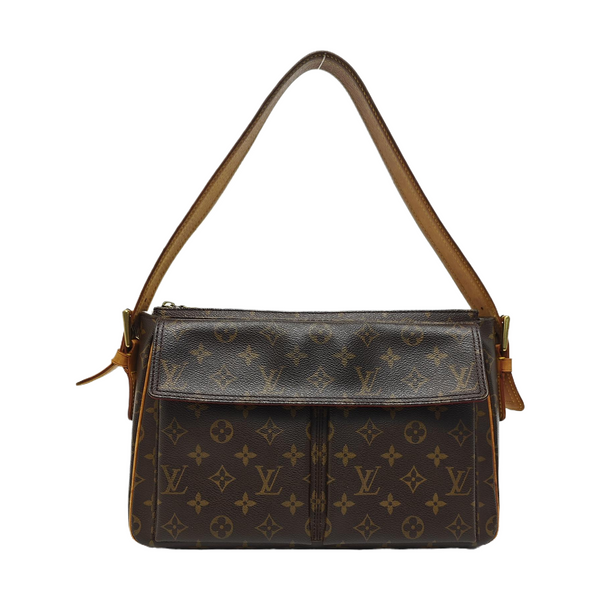VIVA CITE Monogram Coated Canvas Brown