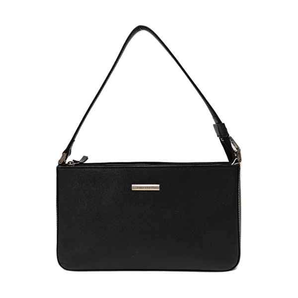 Calfskin Top Handle Bag Black