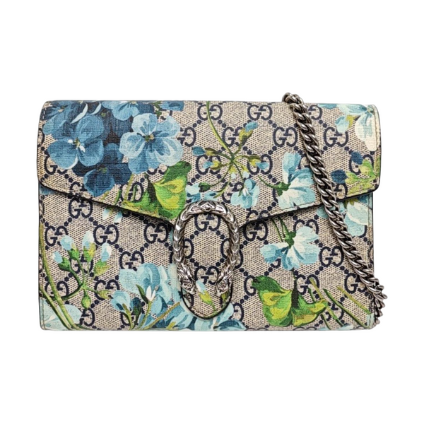 Dionysus Mini Monogram Coated Canvas Beige