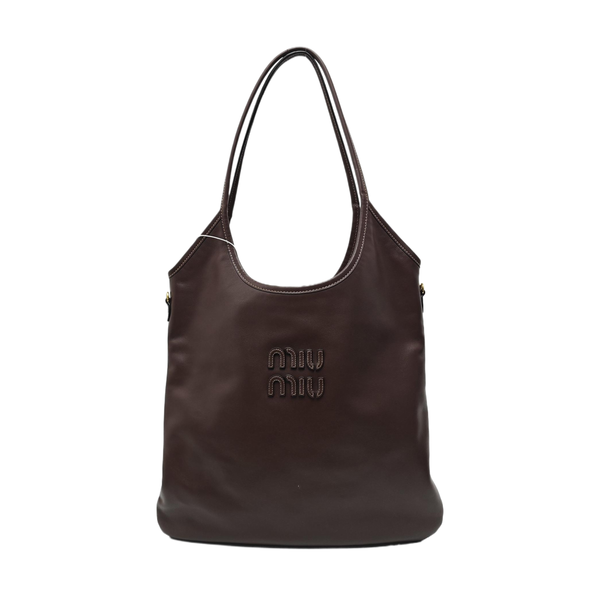 IVY Large Calfskin Brown
