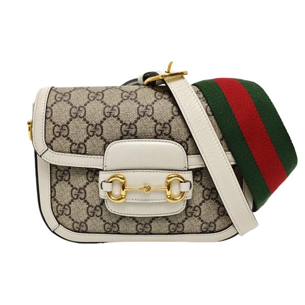 Horsebit 1955 Mini Coated Canvas Beige