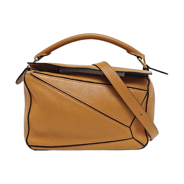 Puzzle Small Calfskin Brown