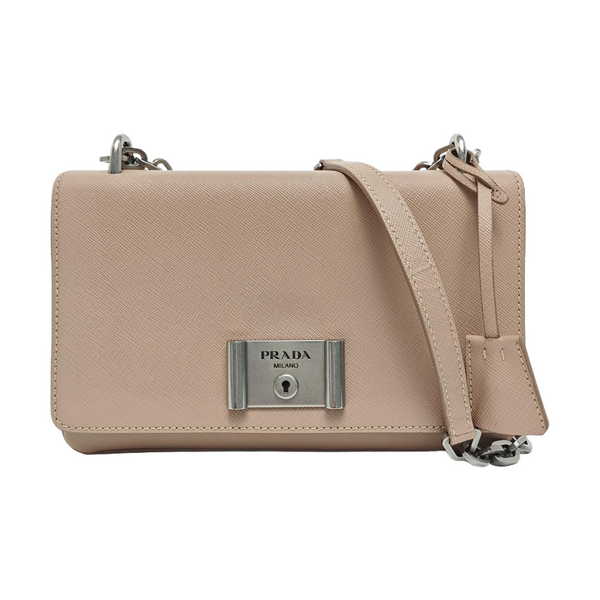 Closure Saffiano Calfskin Pink