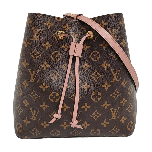 NÉONOÉ MM Monogram Coated Canvas Brown