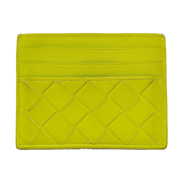 Calfskin Card Holder Green