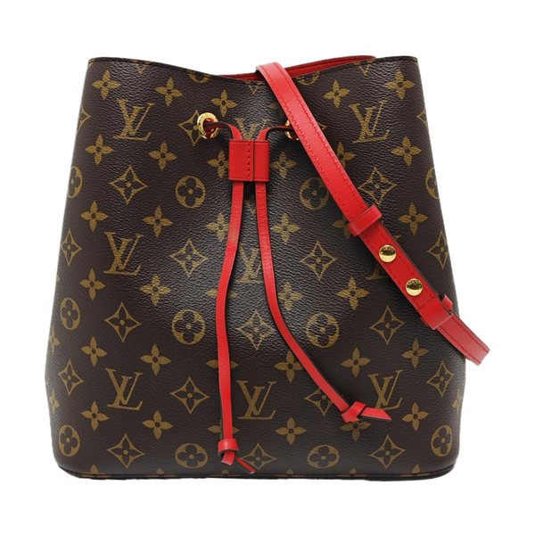 NÉONOÉ MM Monogram Coated Canvas Brown