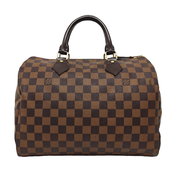 SPEEDY 30 Damier Ebene Coated Canvas Brown