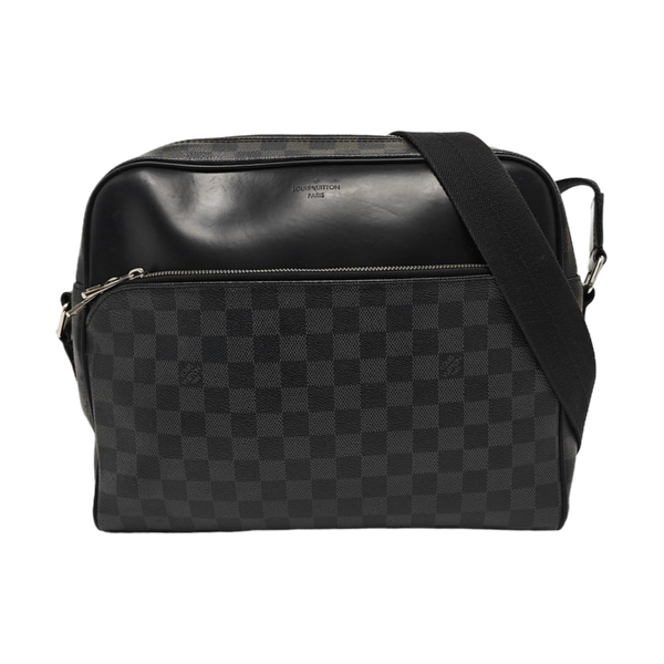 DAYTON MM Damier Graphite Coated Canvas Gray