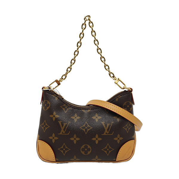 BOULOGNE Nano Monogram Coated Canvas Brown