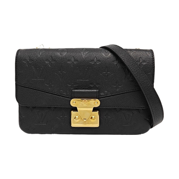MARCEAU Monogram Calfskin Black