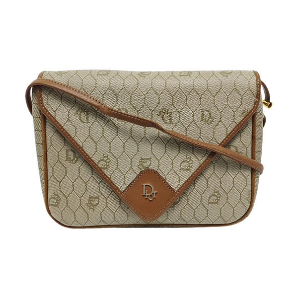 Vintage Honeycomb Coated Canvas Beige