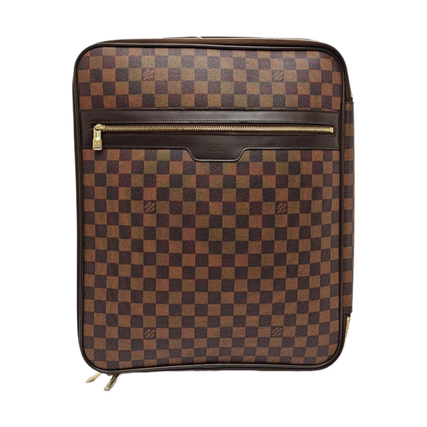 Authenticated pre-owned PEGASE Damier Ebene Coated Canvas Brown - Luggage at Looply