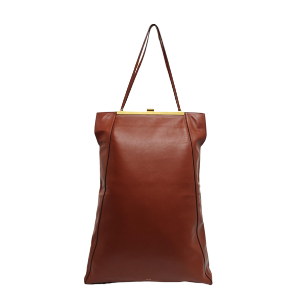 Calfskin Shoulder Bag Red