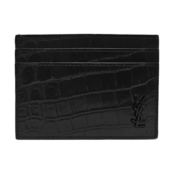 MONOGRAM Calfskin Black Card Holder