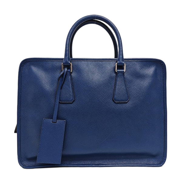 Suitcase Saffiano Calfskin Blue