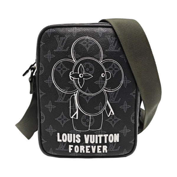 DANUBE PM Monogram Coated Canvas Black