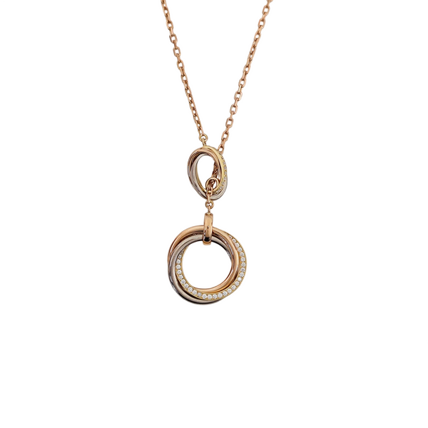 TRINITY 18k Rose Gold Necklace