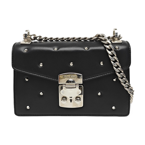 Lambskin Shoulder Bag Black