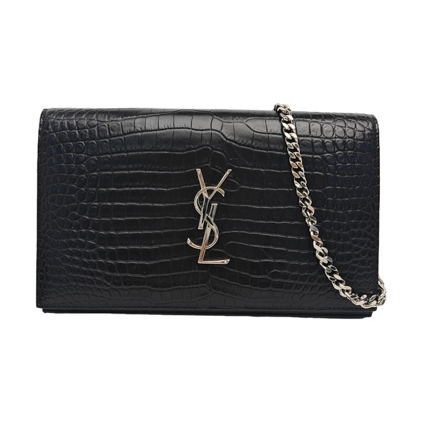 Calfskin Shoulder Bag Black