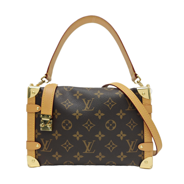 SIDE TRUNK MM Monogram Coated Canvas Brown