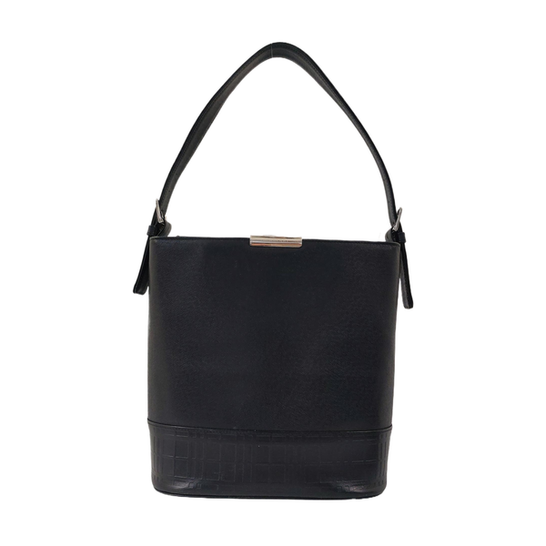 Calfskin Bucket Bag Black