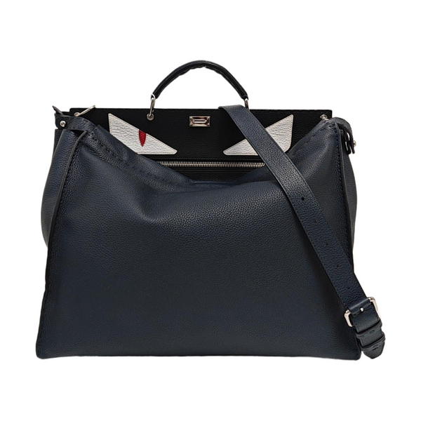 Peekaboo Large Calfskin Blue