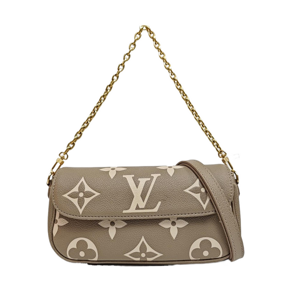 IVY Monogram Calfskin Gray
