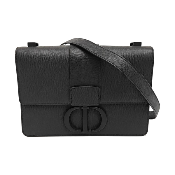 30 Montaigne Medium Calfskin Black