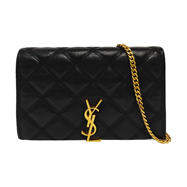 BECKY Quilted Calfskin Black