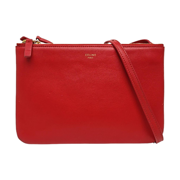 TRIO Small Calfskin Red