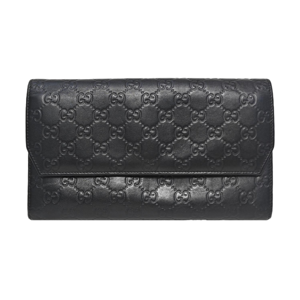 Monogram Calfskin Clutch Black